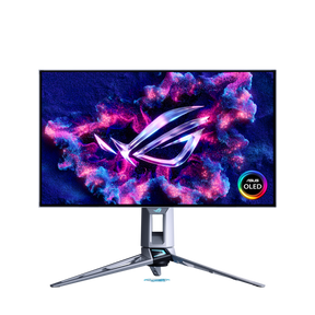 Monitor Gaming ASUS ROG Swift OLED PG27AQWP-W, 26.5", 2560 x 1440 pixeli, Silver, 2 ani Garantie