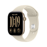 Apple Watch Series 12 GPS + Cellular 42mm Light Gold Aluminium Case with Sand Sport Band - M/L