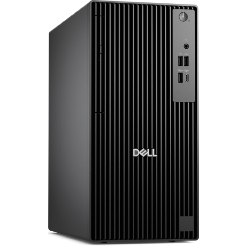 Dell Pro Tower QCT1255, 180W Bronze PSU, ENERGY STAR Qualified, EPEAT 2018 Registered (Silver), AMD Ryzen(TM) 7 PRO 8700G (16 TOPS NPU, 8 cores, up to 5.1GHz), Integrated Graphics, 32 GB: 2 x 16 GB, DDR5, up to 4800 MT/s, non-ECC, 1TB SSD, Internal speaker, Internal Antenna, 8x DVD+/-RW/RAM 9.5mm