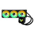 Cooler Procesor ASUS TUF GAMING LC III 360 ARGB NEGRU, marime radiator 397mm, 3x120mm, viteza ventilatoare 650-2600 RPM +/- 10%, Suport AMD: AM5 AM4, suport INTEL: LGA 1851/1700/1200