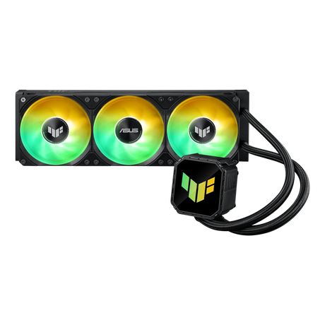 Cooler Procesor ASUS TUF GAMING LC III 360 ARGB NEGRU, marime radiator 397mm, 3x120mm, viteza ventilatoare 650-2600 RPM +/- 10%, Suport AMD: AM5 AM4, suport INTEL: LGA 1851/1700/1200