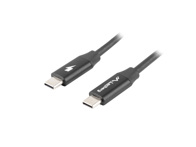 Cablu USB-C M/M 2.0 1,8 m Quick Charge 4.0 negru