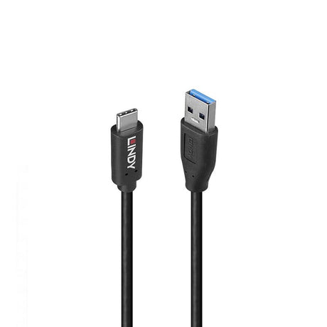 Cablu Lindy 1.5m USB 3.2 Type-A to Type-C GRS (tata - tata), Black Line, Supported Bandwidth: 10Gbps, negru