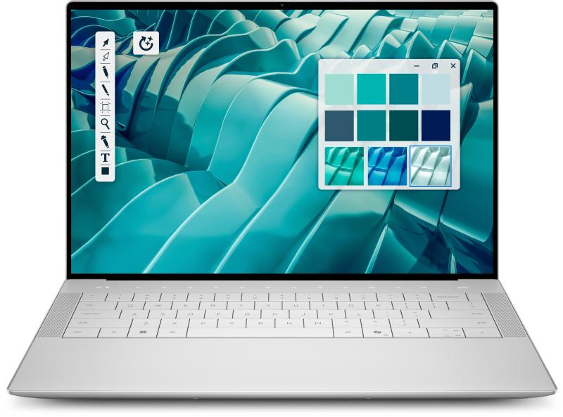 Dell 14 Premium DA14250, 14.5", Touch 3.2K OLED, 400 nit, 48-120Hz, InfinityEdge, Low Blue Light, Platinum, Intel(R) Core(TM) Ultra 7 255H (16 Cores, up to 5.1GHz Turbo), NVIDIA(R) GeForce RTX(TM) 4050, 6 GB GDDR6, 32GB, LPDDR5X, 8400MT/s,dual channel, 1TB M.2 PCIe NVMe Solid State Drive, Intel(R)