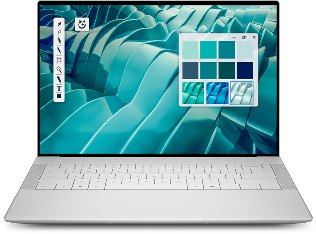 Dell 14 Premium DA14250, 14.5", Touch 3.2K OLED, 400 nit, 48-120Hz, InfinityEdge, Low Blue Light, Platinum, Intel(R) Core(TM) Ultra 7 255H (16 Cores, up to 5.1GHz Turbo), NVIDIA(R) GeForce RTX(TM) 4050, 6 GB GDDR6, 32GB, LPDDR5X, 8400MT/s,dual channel, 1TB M.2 PCIe NVMe Solid State Drive, Intel(R)