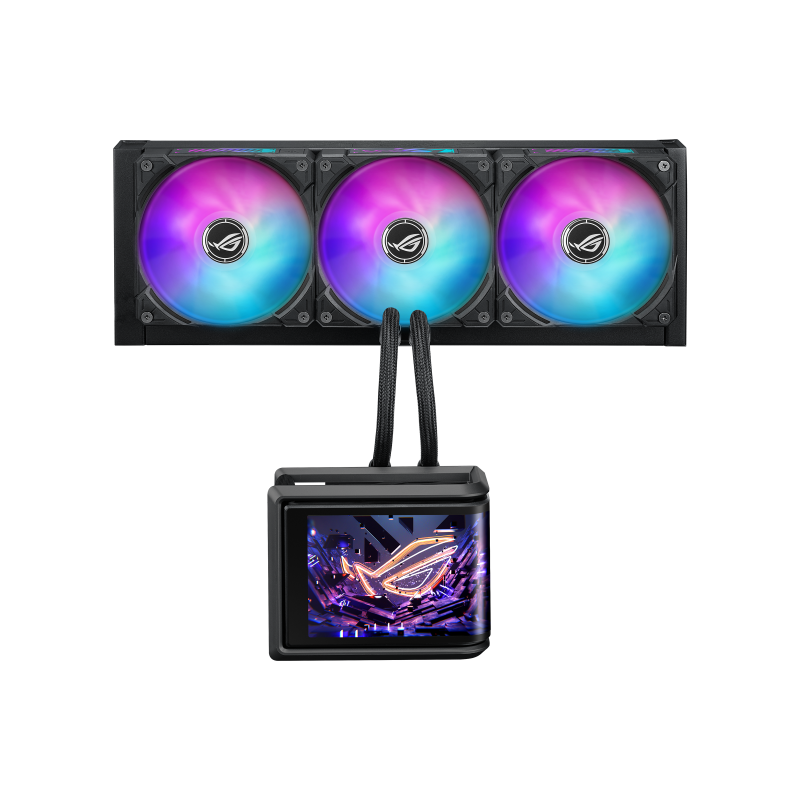 Cooler Procesor ASUS ROG Ryuo IV SLC 360 ARGB, Lichid, 12 cm, 3 ventilatoare, aRGB