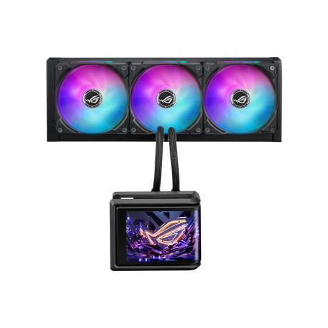 Cooler Procesor ASUS ROG Ryuo IV SLC 360 ARGB, Lichid, 12 cm, 3 ventilatoare, aRGB