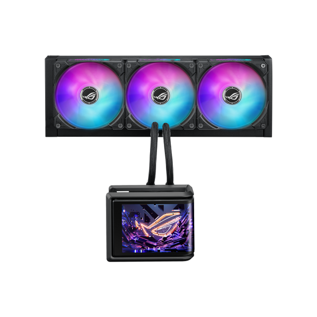 Cooler Procesor ASUS ROG Ryuo IV SLC 360 ARGB, Lichid, 12 cm, 3 ventilatoare, aRGB