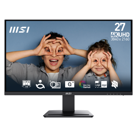Monitor Consumer MSI PRO MP273U, 27", 3840 x 2160 pixeli, Black, 2 ani Garantie
