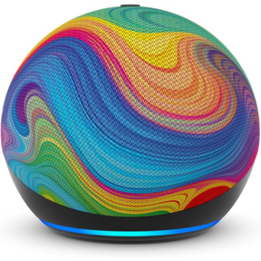 Amazon Echo Dot Kids (5th Gen) Smart Speaker with Alexa – Rainbow Swirl