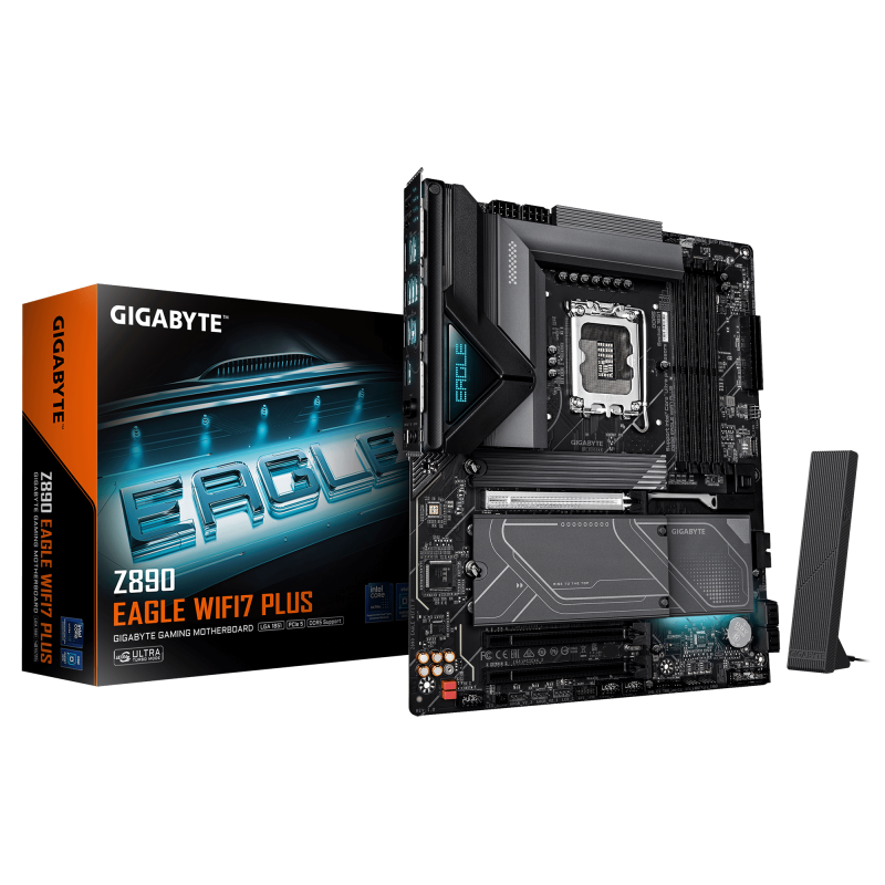 Placa de baza Gigabyte Z890 EAGLE WIFI7 PLUS, Socket 1851, DDR5, ATX