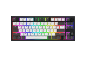 Tastatura Mecanica Gaming HATOR Skyfall Pro Wireless 80, RGB, Wireless, Gri