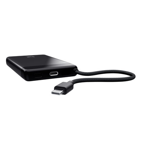 Baterie externa Trust Fiera, capacitate 10.000, 2 porturi USB, negru