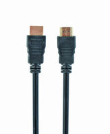 Cablu Gembird HDMI, conector 1: HDMI-A male, conector 2: HDMI-A male, latime de banda suportata 10.3 Gbps, rezoltuie maxima suportata 4k @ 60Hz, lungime cablu 1m, potrivit pentru 3D, 4K, ARC, Dolby-True HD, DTS- HD, HDMI CEC, UHD 2160p, negru