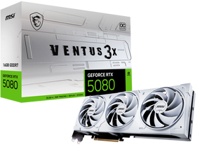 Placa video MSI VENTUS GEFORCE RTX 5080, 16GB GDDR7, PCI Express 5.0, 256-bit