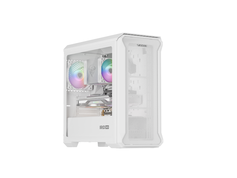 Carcasa GENESIS Irid 503, RGB, Mini Tower, White