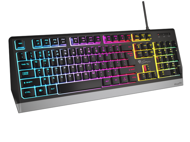 Tastatura Gaming GENESIS Rhod 300 RGB, RGB, USB, Negru