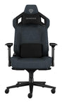 Scaun gaming Genesis Nitro 800, material textil, reglabil pe inaltime, greutate maxima suportata 150 kg, inaltime scaun reglabil 47 - 53 cm, spatar ajustabil 135°, dimensiuni roti 60mm,  echipat cu piston cu gaz clasa 4, manere 4D, negru