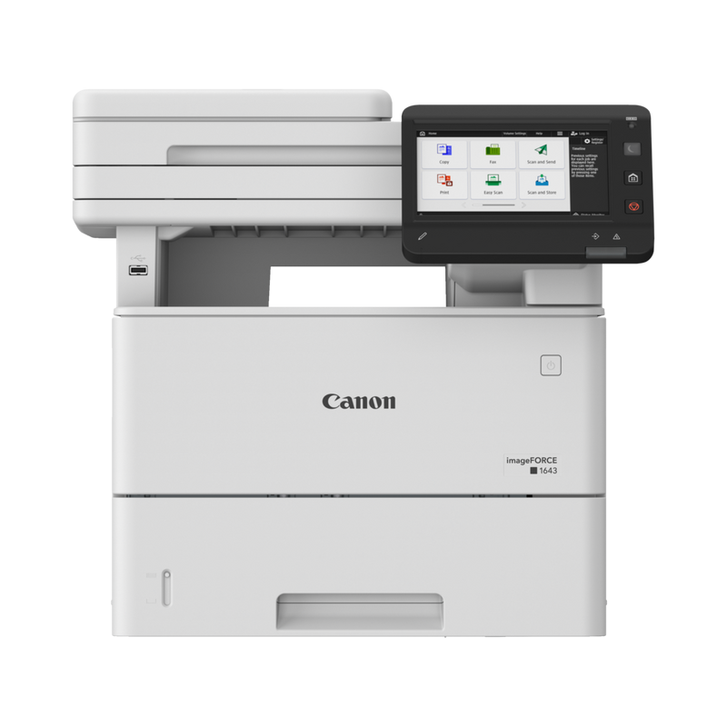 Multifunctional laser Canon imageFORCE 1643, format A4, Monocrom, Duplex, USB + LAN + Wi-Fi