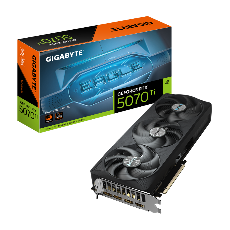 Placa video Gigabyte GeForce RTX 5070 Ti, 16GB GDDR7, PCI Express 5.0, 256-bit