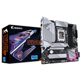 Placa de Baza GIGABYTE B760M AORUS ELITE WIFI6E GEN5 LGA1700, 4x DDR5, 1x HDMI 1x DP, 1x PCIE 5.0 x16 1x PCIE 4.0 x16, 2x M.2, 4x SATA 6GB/s, mATX