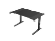 Birou gaming Genesis Holm Modular 120, material metal MDF, reglabil pe inaltime 70 - 90 cm, iluminare RGB, management cabluri, negru