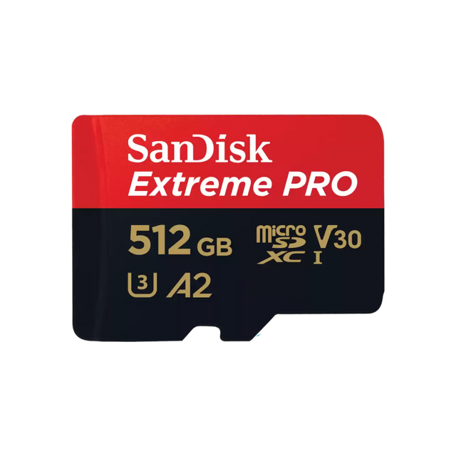 Card de memorie SanDisk Extreme PRO Micro-SDXC, 512 GB, Clasa 10 + Adaptor