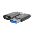 Adaptor Trust Calyx USB-A-USB-C, material ABS, gri