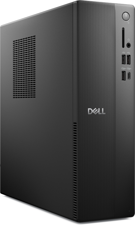 Dell Pro Slim Essential (QVS1260), desktop slim chassis, 180W PSU, ENERGY STAR Qualified, Intel Core Ultra 5 225 processor (20 MB cache, 10 cores, 10 threads, up to 4.9 GHz, 65W), Intel UHD Graphics, 8GB: 1 x 8 GB, DDR5, 5600 MT/s, 512GB M.2 PCIe NVMe SSD, No Media Card Reader, No PCIe add-in card