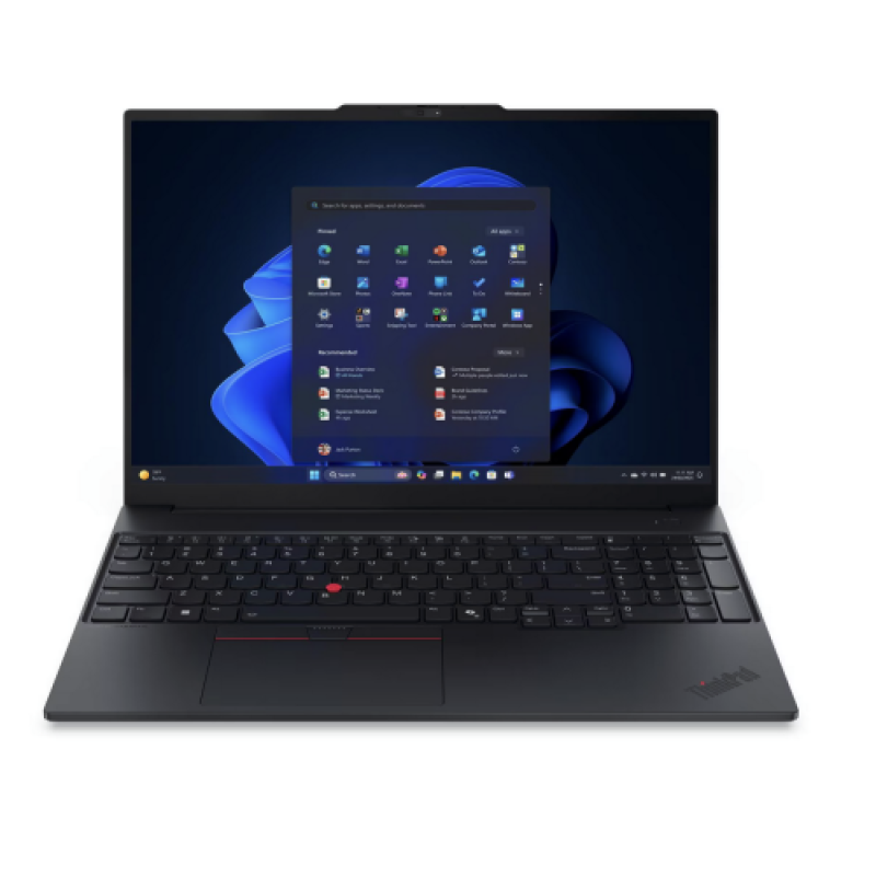 Notebook Business Lenovo ThinkPad E16 Gen 3, cu procesor AMD Ryzen 5 220, 16'' IPS, 16 GB DDR5, 512 GB, AMD Radeon 740M, Fr OS