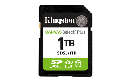 Card de Memorie SDXC Kingston, 1TB,Canvas Select Plus