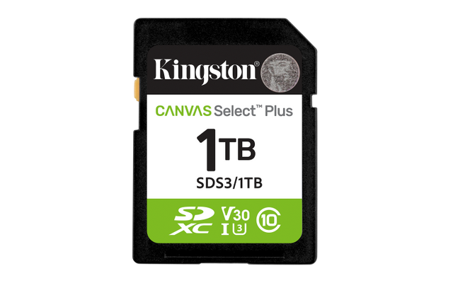 Card de Memorie SDXC Kingston, 1TB,Canvas Select Plus