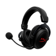 Casti gaming wireless HyperX Cloud II Core, DTS Headphone:X Spatial Audio, autonomie bateria pana la 80 de ore, dongle 2.4GHz, spuma cu memorie, microfon detasabil, PC, negru