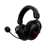 Casti gaming wireless HyperX Cloud II Core, DTS Headphone:X Spatial Audio, autonomie bateria pana la 80 de ore, dongle 2.4GHz, spuma cu memorie, microfon detasabil, PC, negru