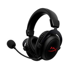 Casti gaming wireless HyperX Cloud II Core, DTS Headphone:X Spatial Audio, autonomie bateria pana la 80 de ore, dongle 2.4GHz, spuma cu memorie, microfon detasabil, PC, negru