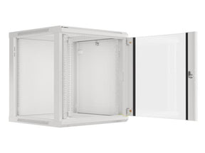 Dulap rack 19" perete 12U / 600x600 (flat pack) V2 gri