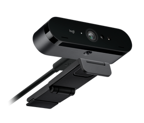 Camera Web Logitech BRIO 4K, rezolutie video 4K, USB-C, Negru