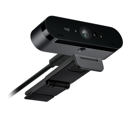 Camera Web Logitech BRIO 4K, rezolutie video 4K, USB-C, Negru