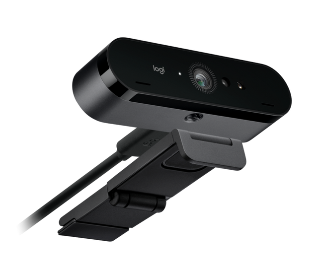 Camera Web Logitech BRIO 4K, rezolutie video 4K, USB-C, Negru