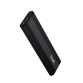 Enclosure Trust USB-C M.2 SSD, conectori USB-C, USB-A, viteza USB 10000 Mbps, lungime cablu 10cm, negru