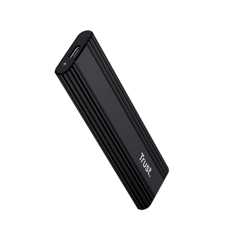 Enclosure Trust USB-C M.2 SSD, conectori USB-C, USB-A, viteza USB 10000 Mbps, lungime cablu 10cm, negru