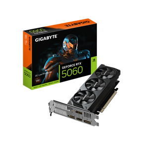 Placa Video GIGABYTE GEFORCE RTX 5060 OC LOW PROFILE 8GB GDDR7 128 bit, PCIE 5.0, 2x DP 2.1b 1x DP 1.4a 1x HDMI