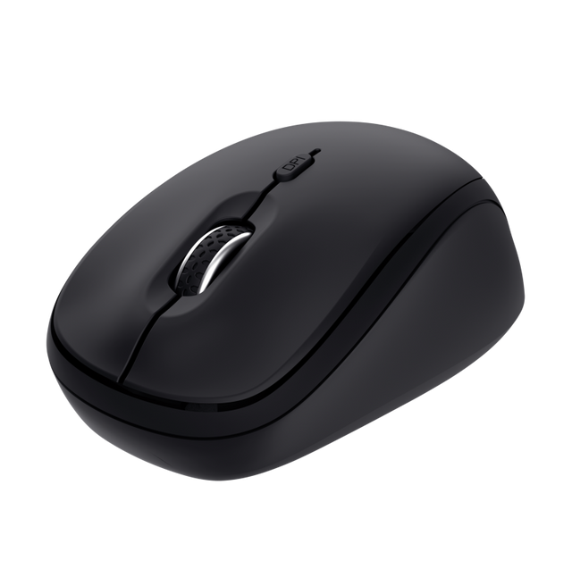 Mouse wireless Trust Yvi, rezolutie maxima 1600 DPI, negru