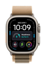Apple Watch Ultra 4 GPS + Cellular 49mm Natural Titanium Case with Desert Alpine Loop - L