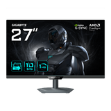 Monitor Gaming Gigabyte G27UP, 27", Dual Mode UHD (3840x2160), 160Hz, FHD (1920x1080), 320Hz, IPS, 1ms GtG, HDR10, Flicker-Free, G-Sync Compatible, Night Vision, Low Blue Light, AMD FreeSync Premium, Smart OD, 2xHDMI 2.1, DP 1.4, USB Type-C, Pivot, Negru