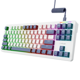 Tastatura mecanica cu fir Trust GXT 872 Xyra TKL, backlight, nr taste 87, alb