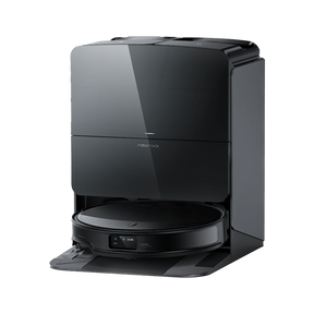 Robot de aspirare Roborock Saros 10R, statie de andocare multifunctionala 10-in-1, aspirator, mop si statie inteligenta cu golire automata, sistem autonom StarSight 2.0, mapare 3D, Lidar, negru
