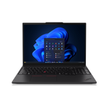 Laptop ThinkPad T16 Gen 4 (Intel); 16" WUXGA (1920x1200) IPS 500nits Anti-glare, 100% sRGB, Low Power; Intel® Core Ultra 7 255U, 12C (2P + 8E + 2LPE) / 14T, Max Turbo up to 5.2GHz, 12MB; Video Integrated Intel® Graphics; RAM 2x 16GB SODIMM DDR5-5600; 512GB SSD M.2 2280 PCIe® 4.0x4 NVMe® Opal 2.0