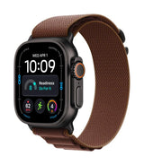 Apple Watch Ultra 4 GPS + Cellular 49mm Black Titanium Case with Burgundy Alpine Loop - L