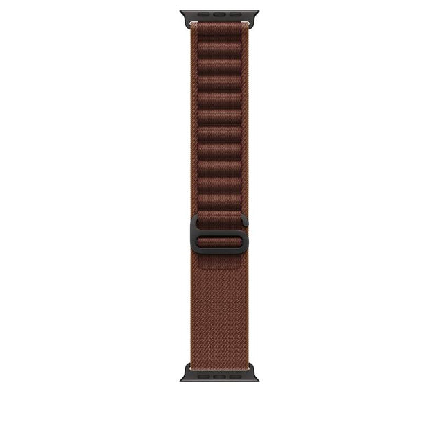 Curea pentru Apple Watch 49mm Burgundy Alpine Loop - Medium - Black Titanium Finish
